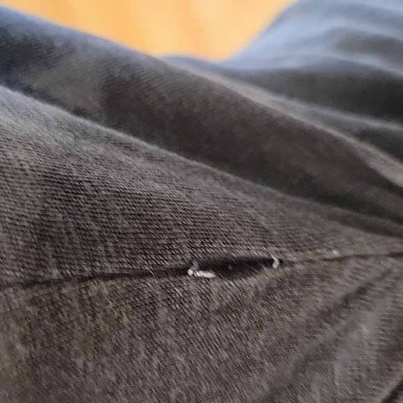 Sundry for Anthropologie slubbed knit puff sleeves mini dress with ruchi… - Picture 7 of 14